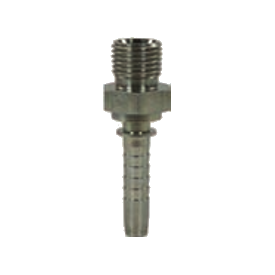 Terminal Macho 3/8" BSP 5/16" para Mangueira Alta Pressão