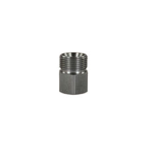 Adaptador M22 macho:rosca fêmea, Aço Inoxidável, 500 bars