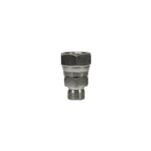 Conector Giratório, fêmea:macho, aço inox, aço zincado