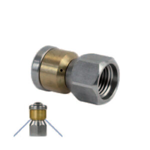 Bico Rotativo Lavagem de Tubos ST-49.1, 1/4" fêmea, sem jato frontal