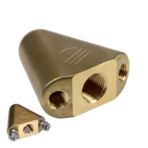 Cabeça Lavagem de Tubagens com 2 Bicos 1/4"NPT, 420bars, 80L/min
